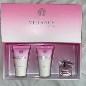 Versace bright crystal 3 piece mini set
